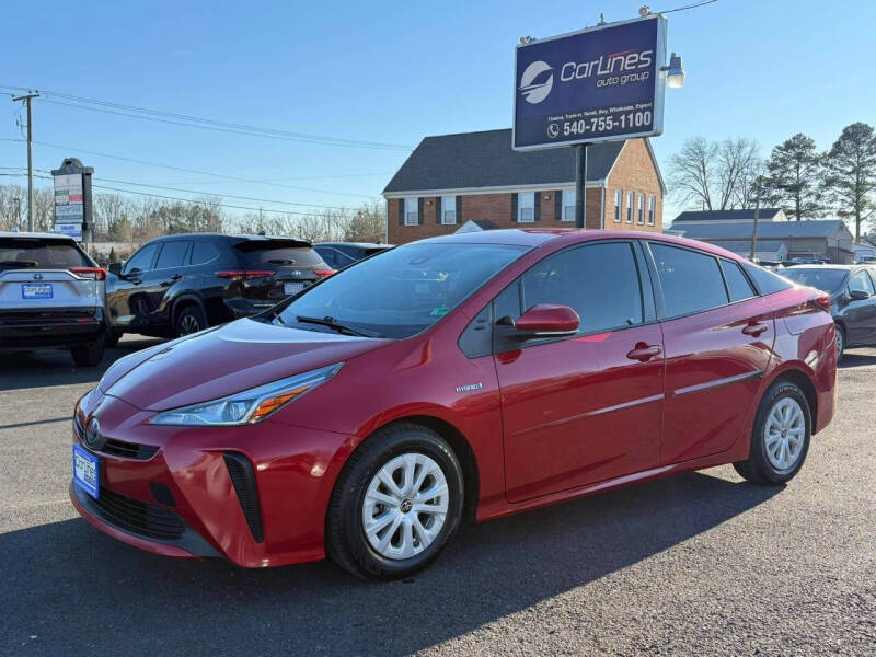 2019 Toyota Prius for sale at CARLINES AUTO GROUP in Fredericksburg VA