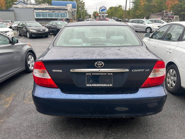 2003 Toyota Camry for sale at 100 Motors in Bechtelsville, PA