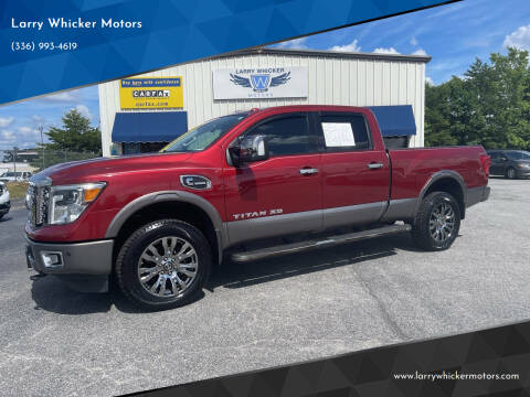 2016 Nissan Titan XD for sale at Larry Whicker Motors in Kernersville NC