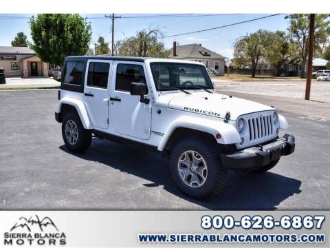 2015 Jeep Wrangler Unlimited for sale at SIERRA BLANCA MOTORS in Roswell NM