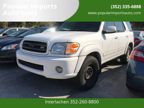 2002 Toyota Sequoia for sale at Popular Imports Auto Sales - Popular Imports-InterLachen in Interlachehen FL