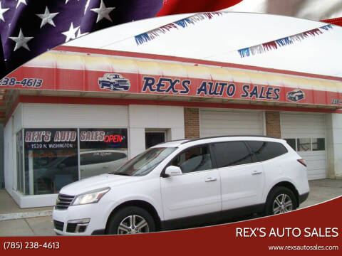 2017 Chevrolet Traverse for sale at Rex's Auto Sales in Junction City KS