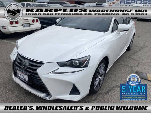2019 Lexus IS 300 for sale at Karplus Warehouse in Pacoima CA