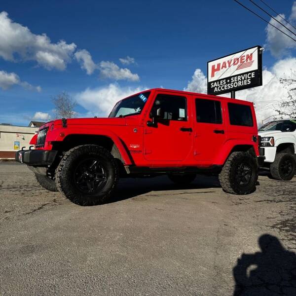 2013 Jeep Wrangler Unlimited for sale at Hayden Cars in Coeur D Alene ID