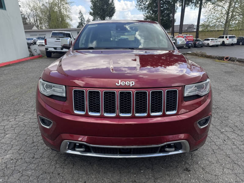 Used 2014 Jeep Grand Cherokee Overland with VIN 1C4RJFCM5EC372574 for sale in Kirkland, WA