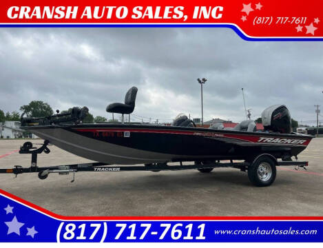 2018 Tracker PRO TEAM 190 for sale at CRANSH AUTO SALES, INC in Arlington TX