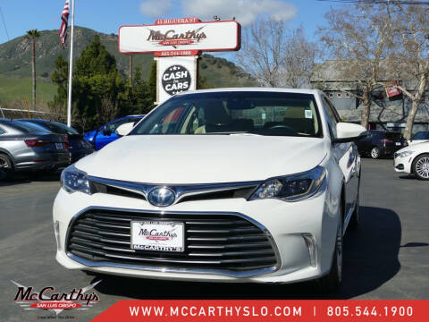 2016 Toyota Avalon Hybrid for sale at McCarthy Wholesale in San Luis Obispo CA
