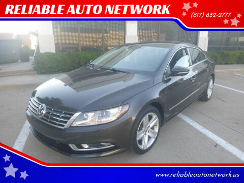 2013 Volkswagen CC for sale at RELIABLE AUTO NETWORK in Arlington TX