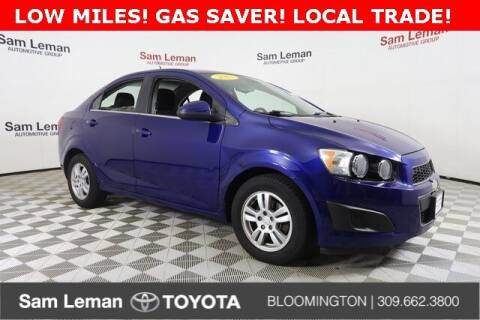 2013 Chevrolet Sonic for sale at Sam Leman Toyota Bloomington in Bloomington IL