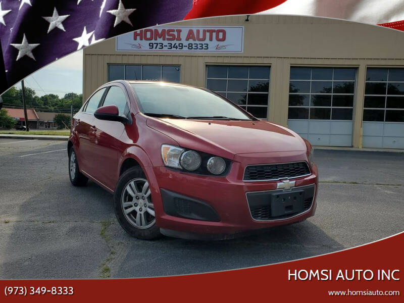 2012 Chevrolet Sonic for sale at Homsi Auto Inc in Kannapolis NC