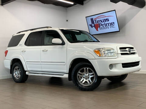 2005 Toyota Sequoia for sale at Texas Prime Motors in Houston TX
