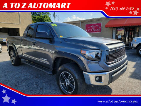 2014 Toyota Tundra for sale at A TO Z  AUTOMART in West Palm Beach FL