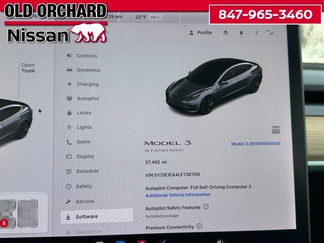 2020 Tesla Model 3 Standard Range Plus