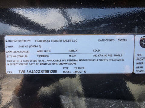 2025 Trail max Max27-40