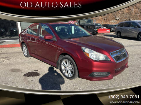 2014 Subaru Legacy for sale at OD AUTO SALES in Pownal VT