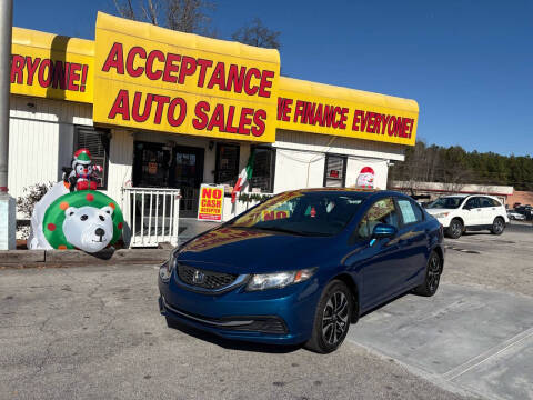 2015 Honda Civic for sale at Acceptance Auto Sales in Lithia Springs GA