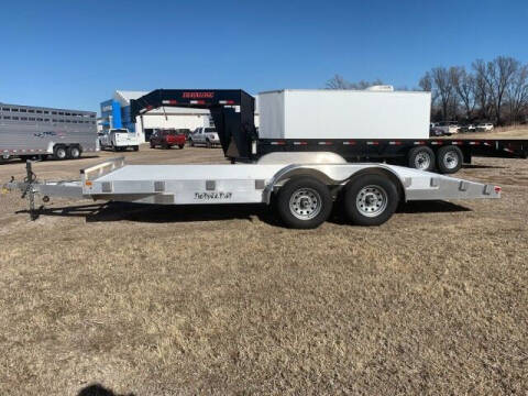 2021 travalum 18' BH FLATBED for sale at NEWBERRY FAMILY AUTO in Harper KS