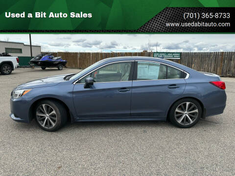 2016 Subaru Legacy for sale at Used a Bit Auto Sales in Fargo ND