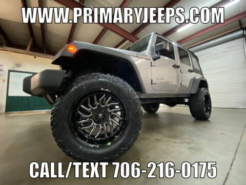 2017 Jeep Wrangler Unlimited for sale at Primary Jeep Argo Powersports Golf Carts in Dawsonville GA