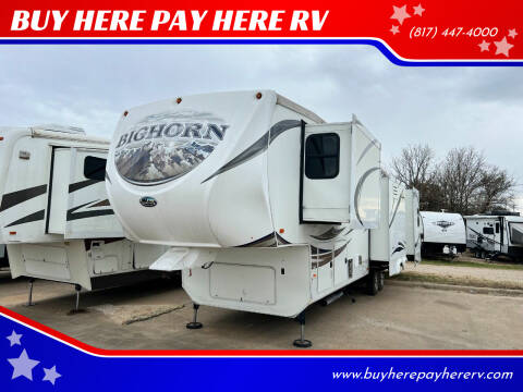 2013 Heartland Bighorn 3670RL for sale at BUY HERE PAY HERE RV in Burleson TX