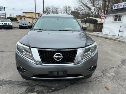 2016 Nissan Pathfinder for sale at USA Auto Sales in Leominster MA