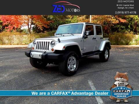 2012 Jeep Wrangler Unlimited for sale at Zed Motors in Raleigh NC