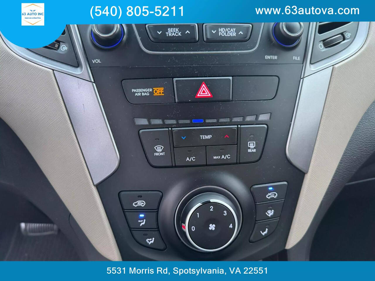 2014 Hyundai SANTA FE Sport for sale at 63 Auto Inc in Spotsylvania, VA