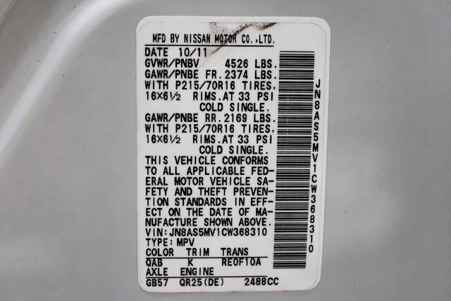 2012 Nissan Rogue SV