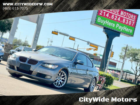 2009 BMW 3 Series for sale at CityWide Motors in Garland TX