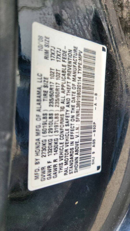 2009 Honda Odyssey Touring