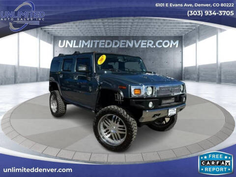 2007 HUMMER H2 for sale at Unlimited Auto Sales in Denver CO