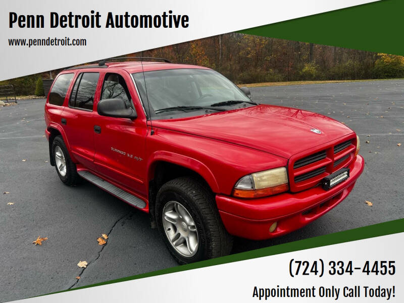 2001 Dodge Durango for sale at Penn Detroit Automotive in New Kensington PA