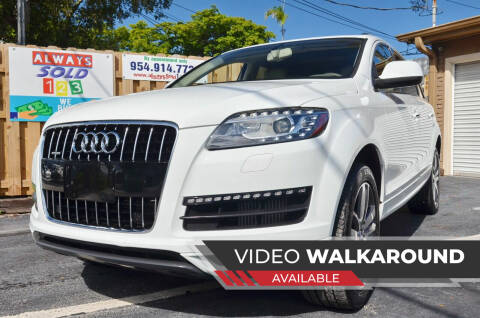 2015 Audi Q7 for sale at ALWAYSSOLD123 INC in Fort Lauderdale FL