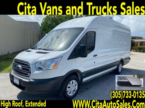2017 FORD TRANSIT T-350 HI ROOF EXTENDED CARGO VAN for sale at Cita Auto Sales in Medley FL