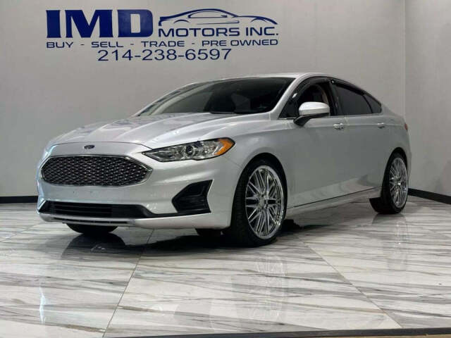 2019 Ford Fusion for sale at IMD MOTORS, INC in Dallas, TX