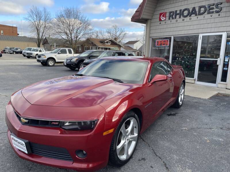 2015 Chevrolet Camaro for sale at Rhoades Automotive Inc. in Columbia City IN