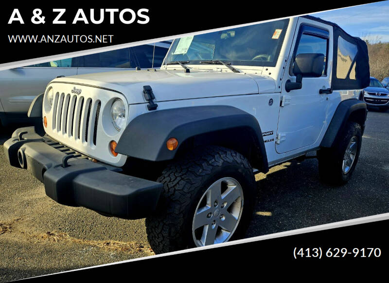 2012 Jeep Wrangler for sale at A & Z AUTOS in Westfield MA