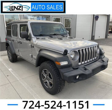 2018 Jeep Wrangler Unlimited for sale at LENZI AUTO SALES in Sarver PA