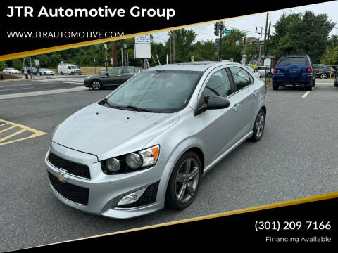 2015 Chevrolet Sonic for sale at JTR Automotive Group in Cottage City MD