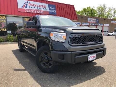 2016 Toyota Tundra for sale at PAYLESS CAR SALES of South Amboy in South Amboy NJ