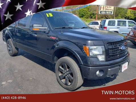 2013 Ford F-150 for sale at TWIN MOTORS in Madison OH