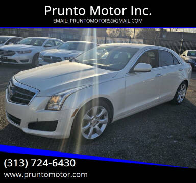 2013 Cadillac ATS for sale at Prunto Motor Inc. in Dearborn MI