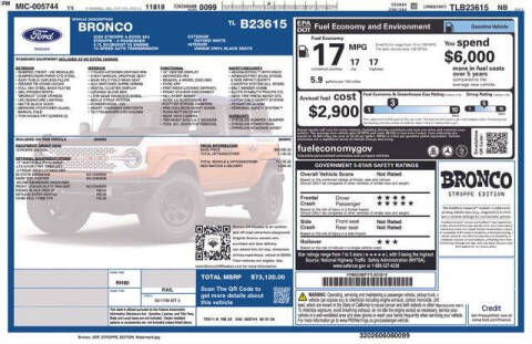 2026 Ford Bronco Stroppe Edition