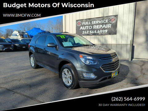2017 Chevrolet Equinox for sale at Budget Motors of Wisconsin in Racine WI