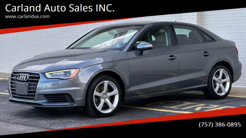 2015 Audi A3 for sale at Carland Auto Sales INC. in Portsmouth VA