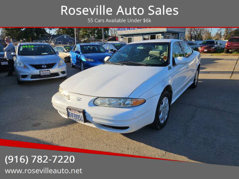 2001 Oldsmobile Alero for sale at Roseville Auto Sales in Roseville CA