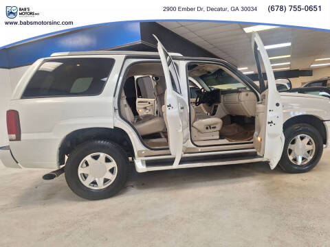 2002 Cadillac Escalade
