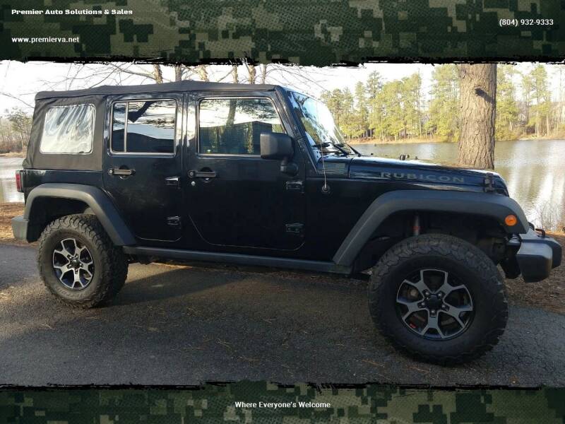 2009 Jeep Wrangler Unlimited for sale at Premier Auto Solutions & Sales in Quinton VA
