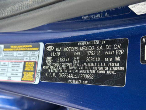 2020 Kia Forte GT Line