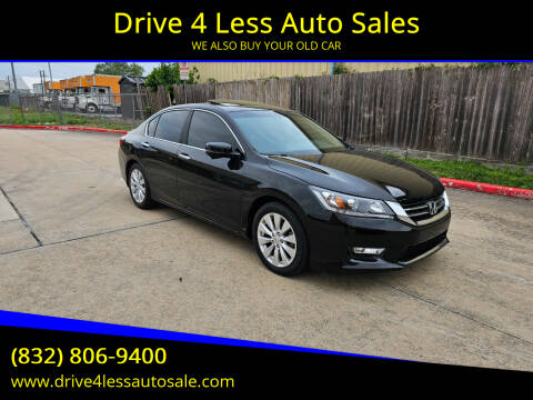 2013 Honda Accord for sale at Drive 4 Less Auto Sales in Houston TX